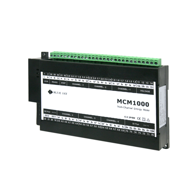MCM1000 Multi Channel Energy Meter 6 channels or 18 channels energy meter