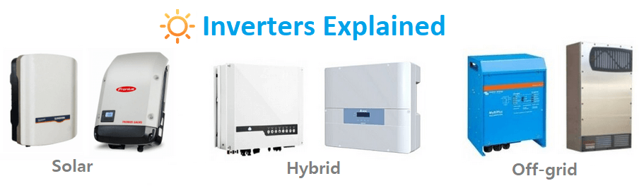 solar inverter types
