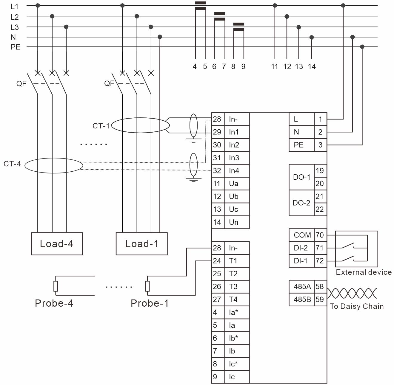 wiring of ELR-CH4IN4T