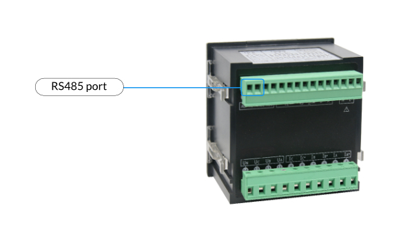 terminal rs485 port of residual current monitoring device