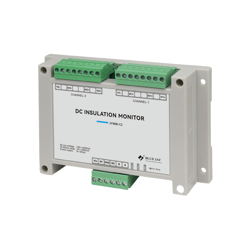 JY1000-C2 IMD Insulation Monitoring Device with two channels