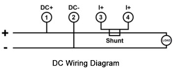 wiring diagram of dc energy meter
