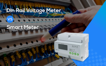 din rail voltage meter vs smart meter