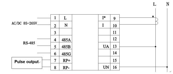 Energy Meter Wiring Diagram - Blue Jay