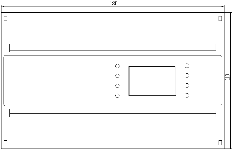 dimension of mcm283T multi-circuit energy meter