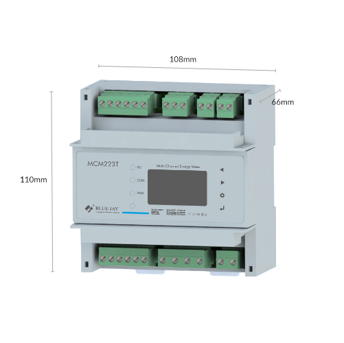 MCM223T multi tenant electricity meter dimension