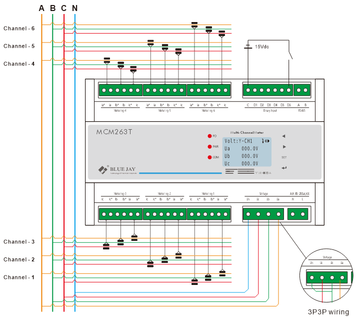 3p4w wiring