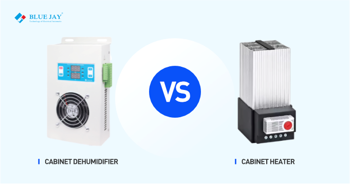 Enclosure heater vs dehumidifier