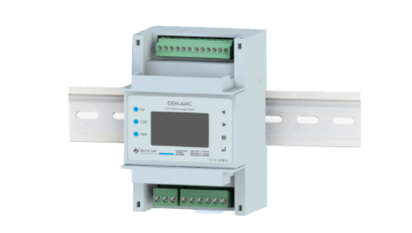 Easy din rail installation for DEM-4MC din rail power meter