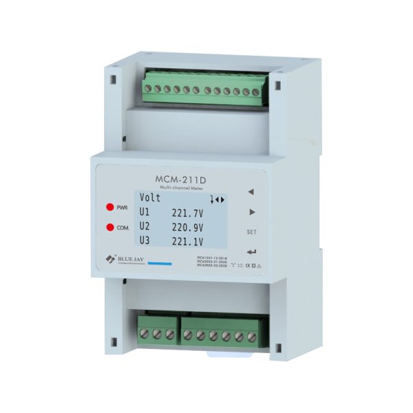 MCM211D Multi-channel Single-phase Energy Meter