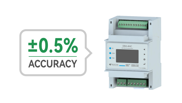 high accuracy of DEM-4MC din rail kwh meter