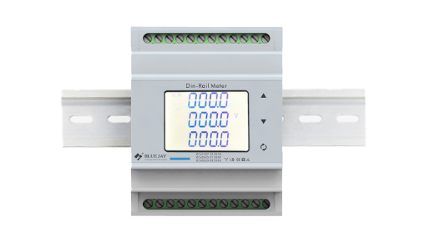 Easy din rail installation for DEM-4MC din rail power meter