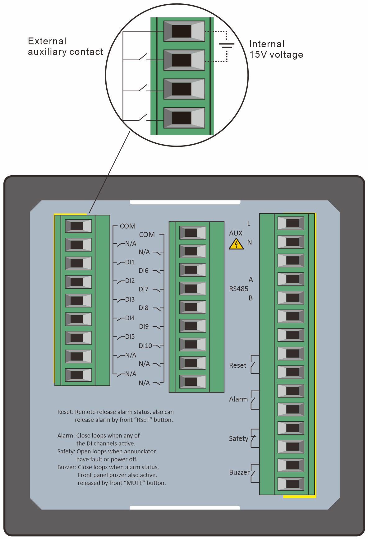 ALM-CH10 Wiring