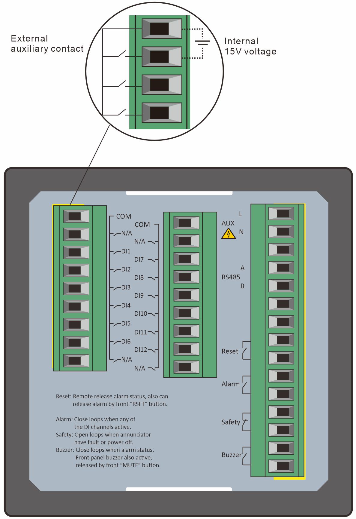 ALM-CH12 Wiring