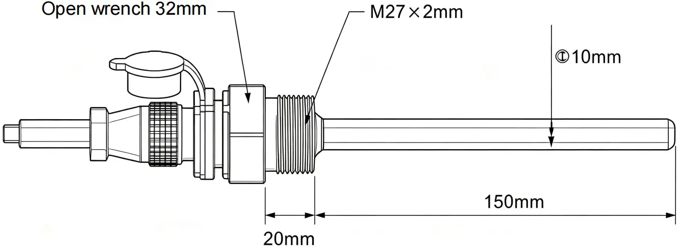 Dimension of TWSK-Y sensor