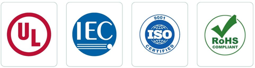 Logos of energy meter cerfitifcation