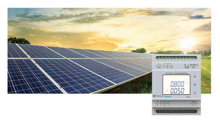 earth leakage relay for PV system