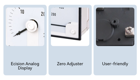 analog panel meter feature