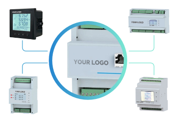 custom your company logo on panel meter