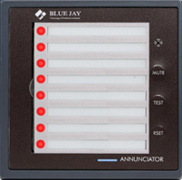 8 window alarm fault annunciator