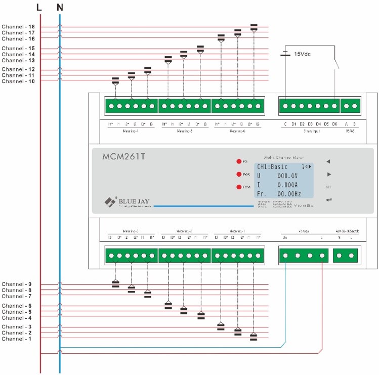 MCM single phase wiring