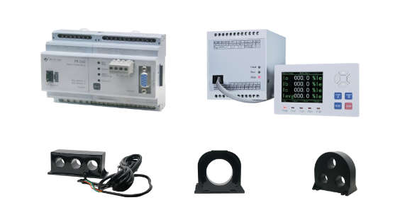 Motor protection relay with CTs
