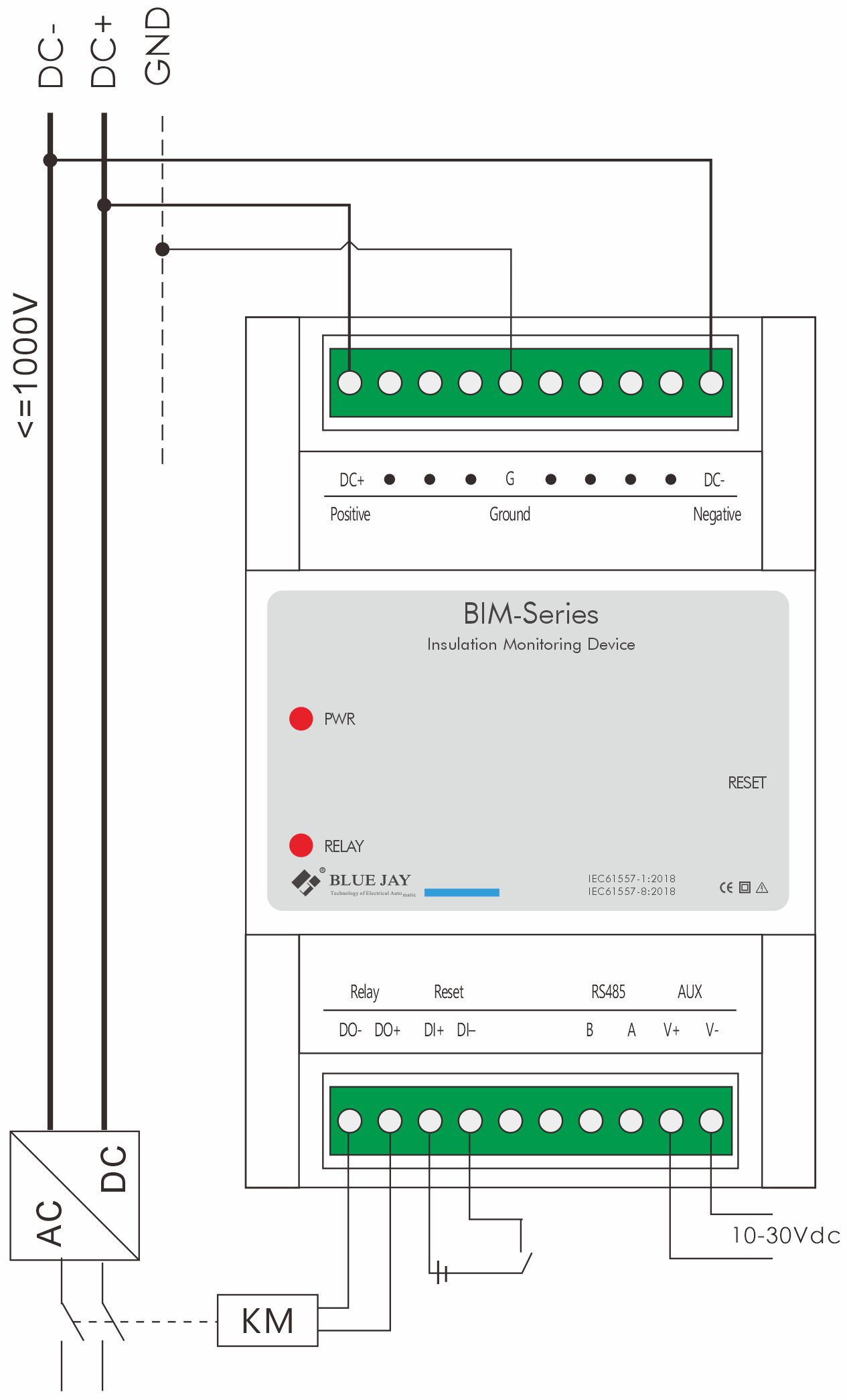 Wiring method of BIM-4MS