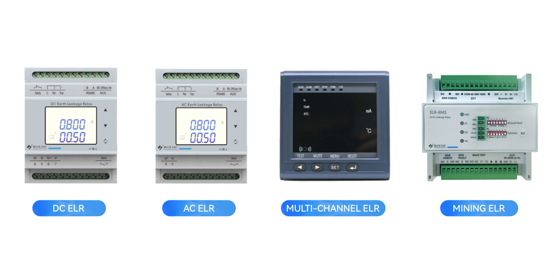 Blue Jay 4 types of digital earth leakage relay
