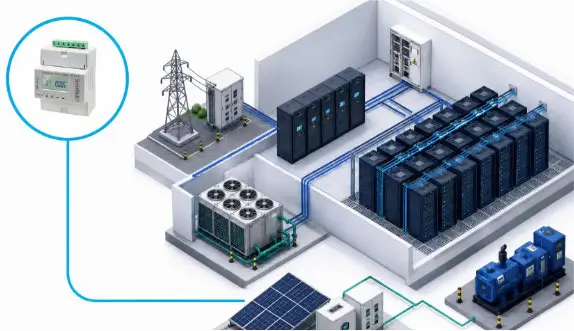 DC energy meter for pv system in data center