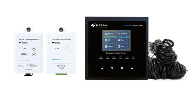 Partial discharge monitoring with PD sensors