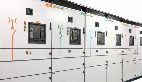 LV swtichgear with multifunction energy meter