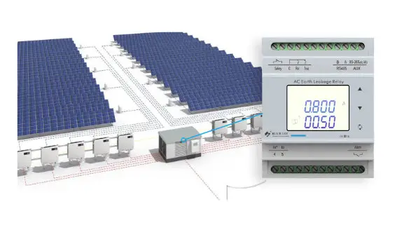 earth leakage relay for PV system